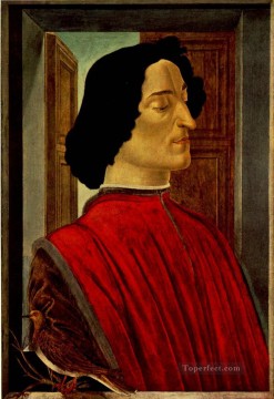  med Painting - Guliano de Medici Sandro Botticelli